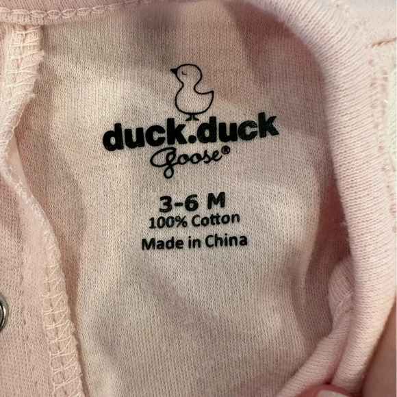 3 Pink Outfits Duck Duck Goose Pink, Floral, Lace and Tutu. Size 3-6 Month - Picture 4 of 9